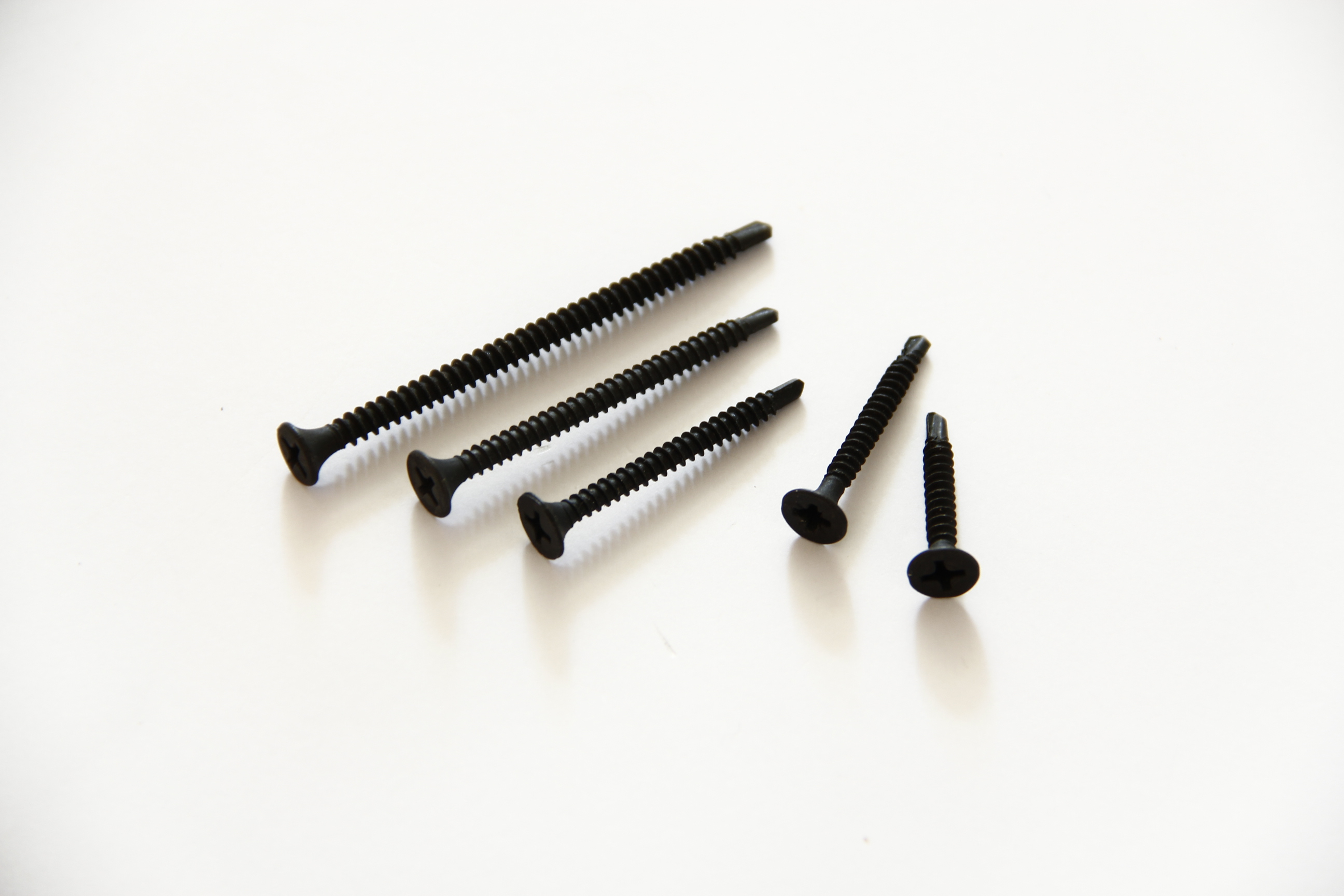 Black drywall screws