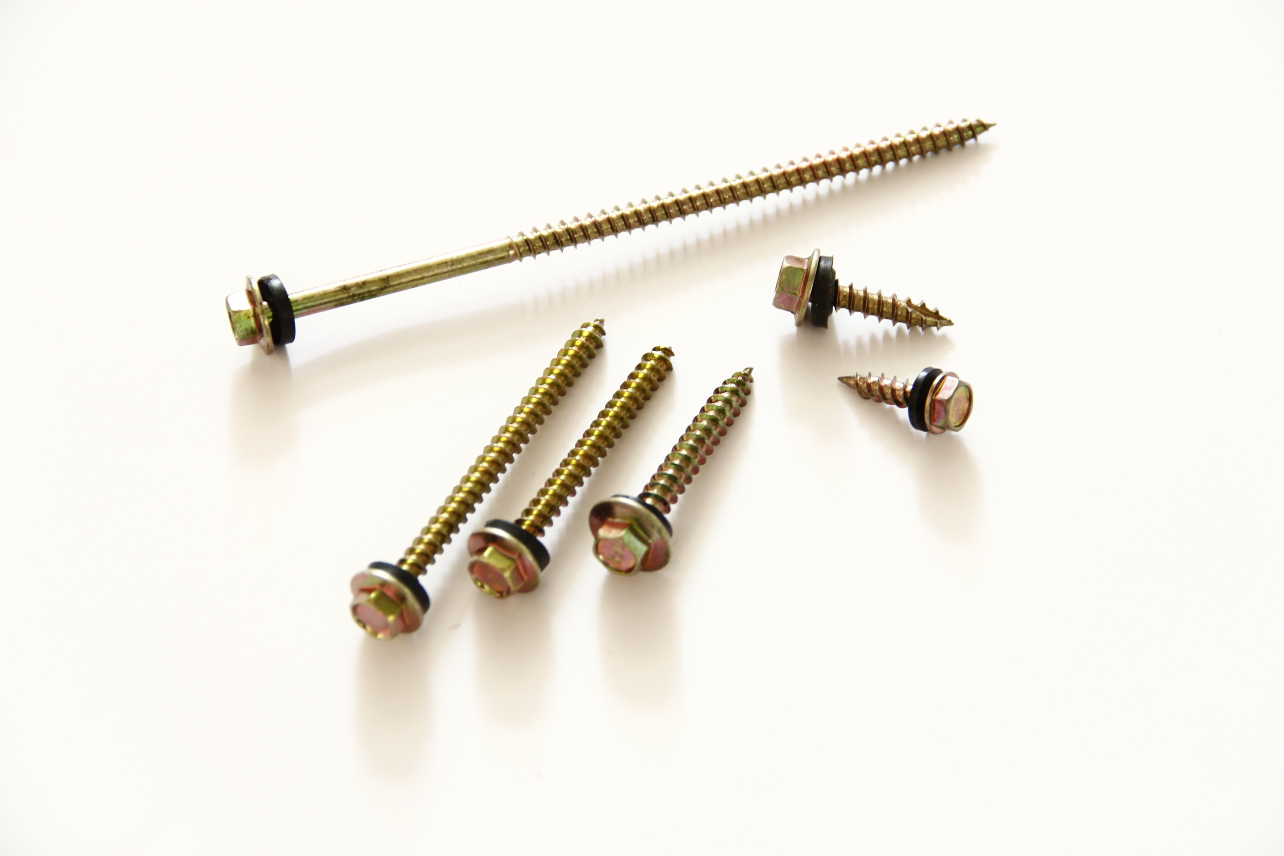Hex head self-drilling screws